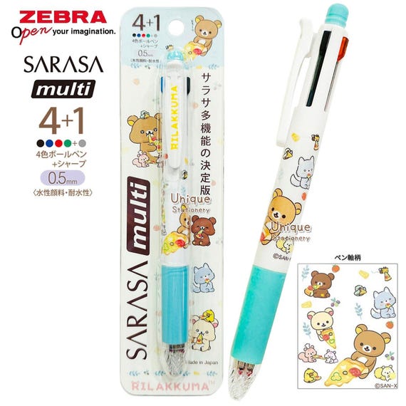 Zebra SARASA Multi 4+1 5-way Ballpoint Pen Clip Gel Pen Zebra SARASA Multi 4+1 5-way Ballpoint Pen Clip Gel Pen