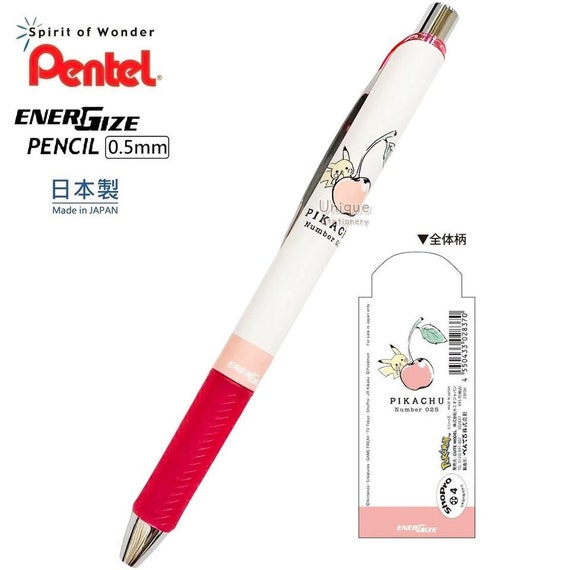 Pentel Energize 0.5mm Mechanical Pencil Pokemon Pikachu Doraemon