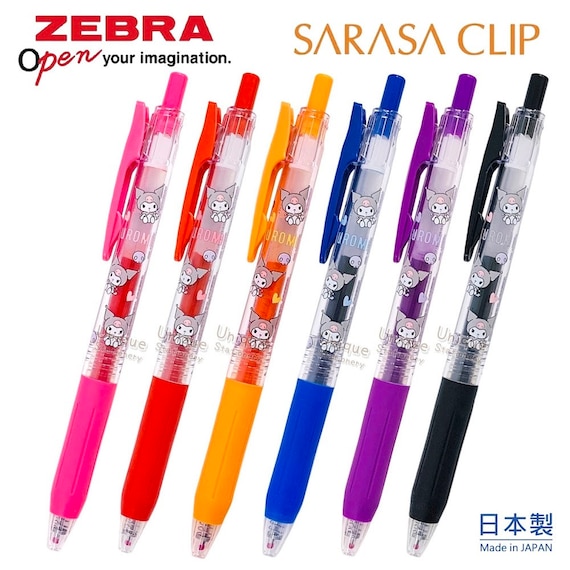 6 Colors Set Characters Limited Zebra Sarasa 0.5mm Gel Pen Set