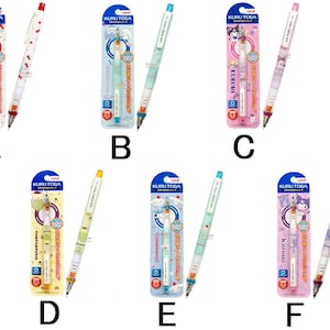 2023 New Style uni Kuru Toga 0.5mm Self-Sharpening Mechanical Pencil Japan Characters Anime Kawaii Comic Cute Cartoon