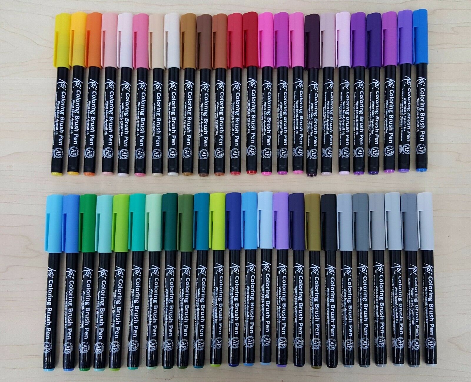 Low price, good service Koi Coloring Brush Pen Set of 24 Crush, brush