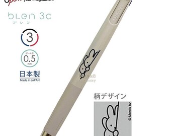 Zebra Blen 3C Multi Pen 3 Color Ballpoint Pen Miffy Square