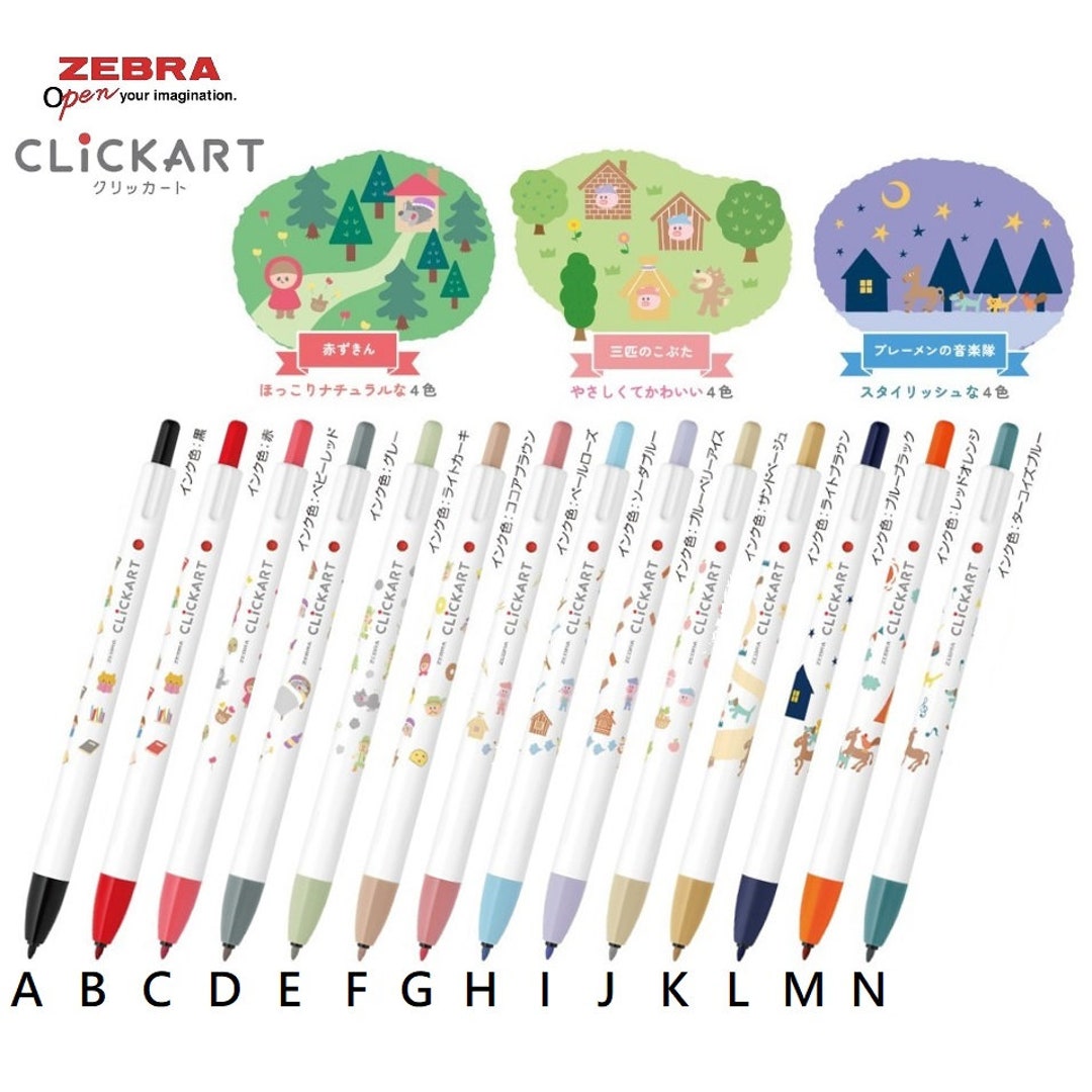 Zebra Limited Clickart Marker Pen Picture Book Series Fairy