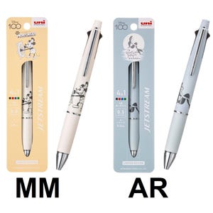 Uni Jetstream 4&1 Stylo multi-usages 5 directions Stylo à bille 4 couleurs Porte-mines Disney Mickey Mouse La Petite Sirène Princesse Ariel Japon