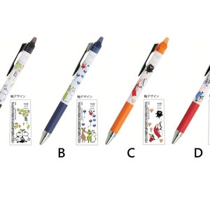 Pilot Frixion 0.4mm Erasable Ballpoint Pen Moomin Little My Snufkin Hattifattener Japan