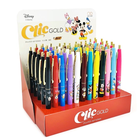 Bic Clic GOLD 0.7mm Ballpoint Pen With Black Ink 