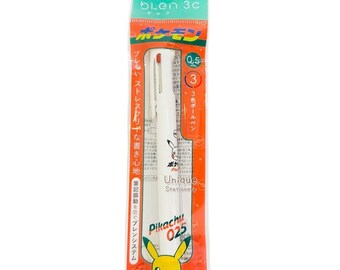 Zebra Blen 3C Multi Pen 3 Color Ballpoint Pen Pokemon Pikachu