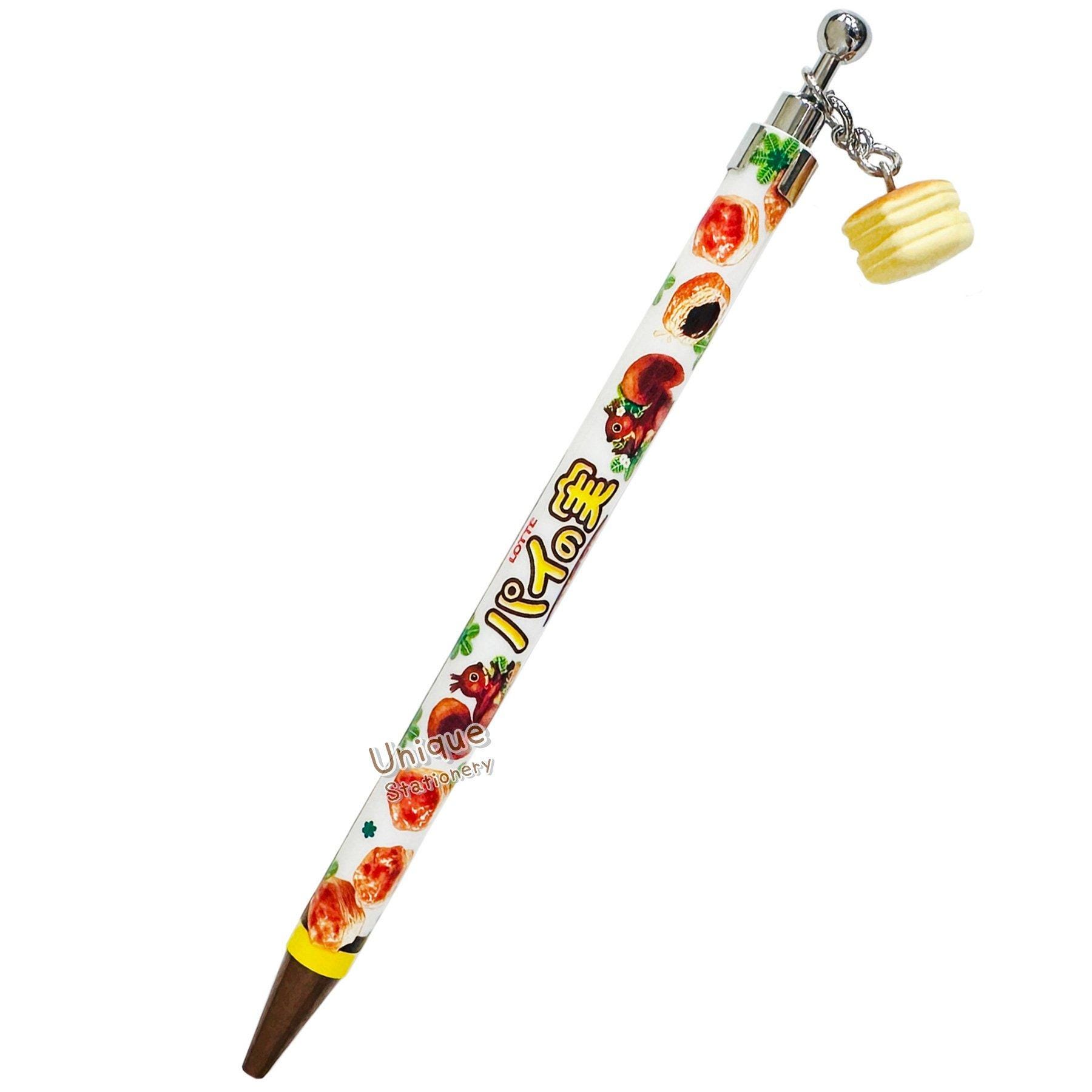 Funbox Snacks Japan Charm Mascot Mechanical Pencil Meiji Lotte Pie