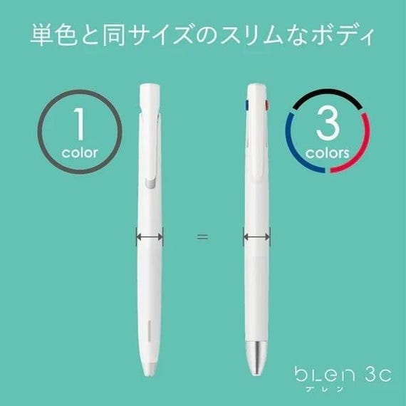 Zebra Blen 3C Multi Pen 3 Color 0.5mm Ballpoint Pen Snoopy