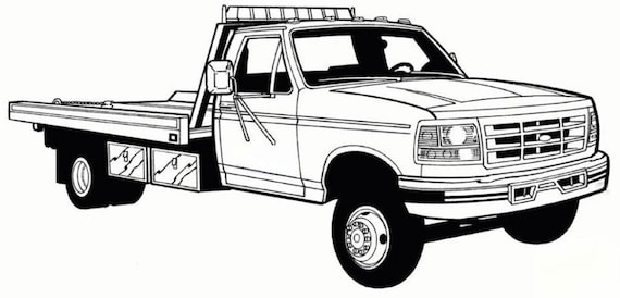 toyota pickup truck coloring pages