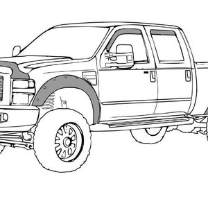 30 Pick up Truck Coloring Pages Printable Kids Adults - Etsy