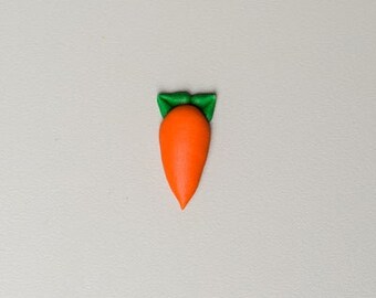 1" CARROT Royal Icing Topper (12pc)