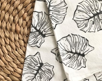 Monstera Tea Towel