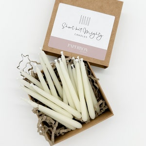 Beeswax Birthday Candles - Hand-dipped Candles - Eco-Friendly