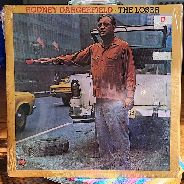 Rodney Dangerfield - The Loser - 1966 Decca Records - 1980 Rhino Records Re-Issue - Yellow Labels/Original Shrink - Vintage Vinyl - RNLP 012