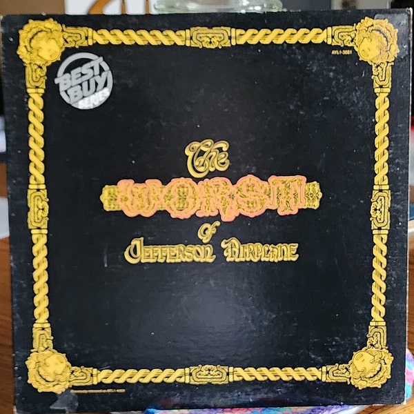 Jefferson Airplane - The Worst of Jefferson Airplane - 1970 RCA Victor Records - 1980 Best Buy Series Re-Issue - Vtg Vinyl Album - AYL1-3661