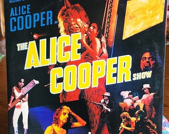 Alice Cooper - The Alice Show - 1977 Warner Bros. Records - ORIGINAL First Pressing - Top-Load Jacket/Original Inner - Vtg Vinyl - BSK 3138