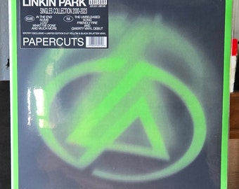 Linkin Park - Papercuts (Singles Collection 2000-2023) - 2024 Warner Records - Spotify Exclusive Ylw/Blk Splatter 2-LP Set - Sold-Out/SEALED