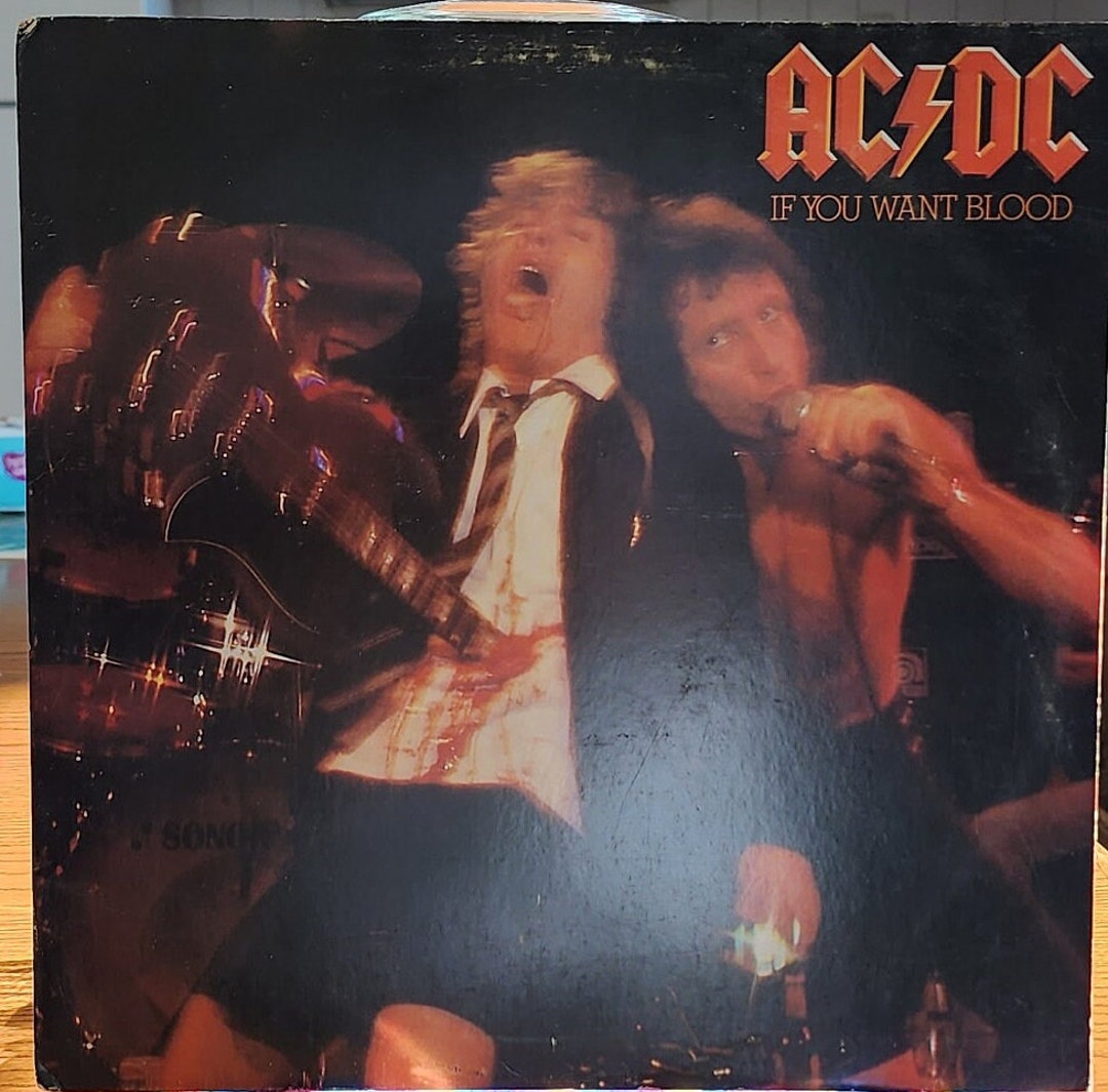 AC/DC If You Want Blood, You've Got It 1978 Atlantic Records Original ...