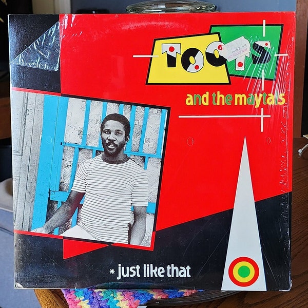 Toots & the Maytals - Just Like That - 1980 Island/Mango Records - ORIGINAL FIRST Pressing - Orig. Shrink w/Old Pricing Sticker - MLPS 9590