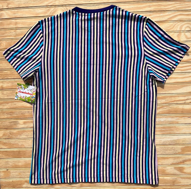 Nickelodeon Unisex Striped Vintage T-shirt - Etsy