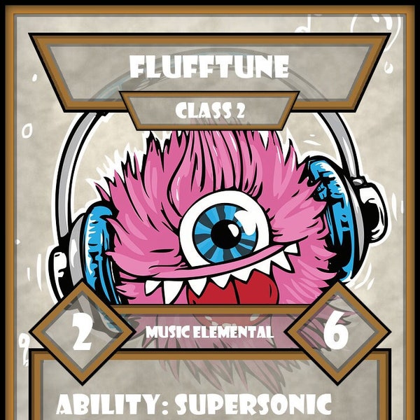 Trading Card Template 1