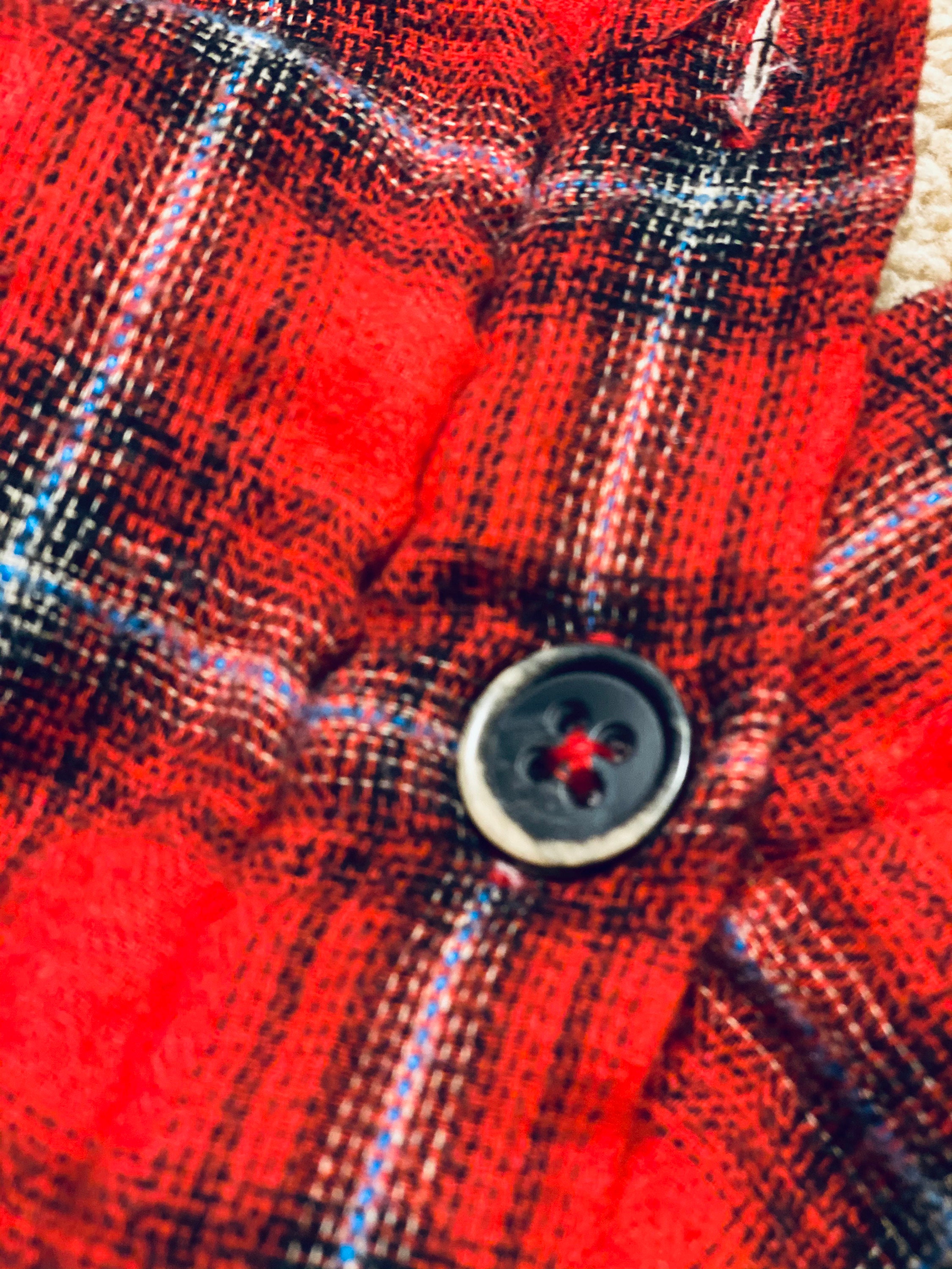 Oversized Red Wild Fable Plaid Shacket 