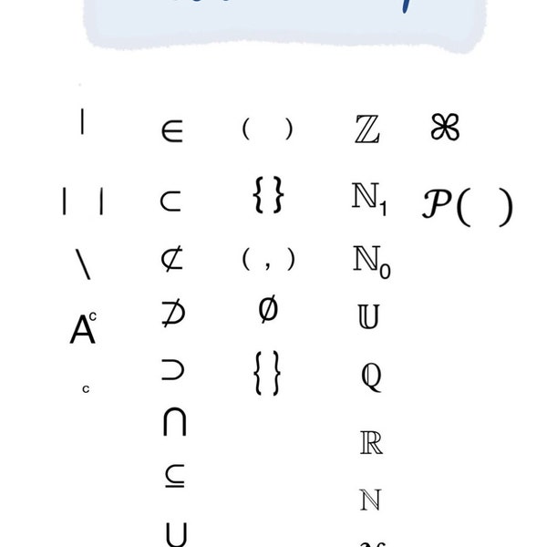 Goodnotes Math Stickers Etsy