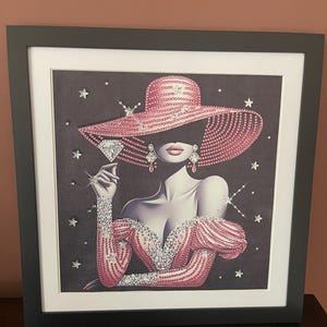 Diamond Painting Elegant Lady - Etsy display picture 1