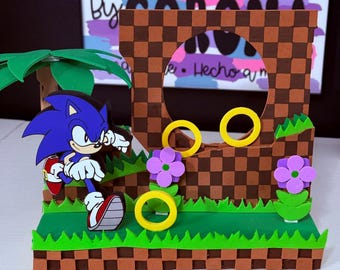 Sonic birthday Centerpiece