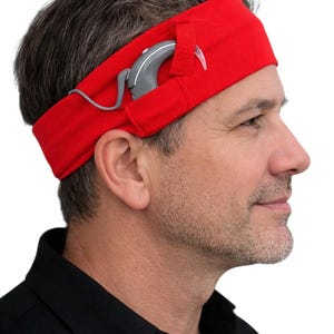 人工内耳用ヘッドバンド（アクティブコットン・スパンデックス製）（5個パック）