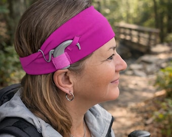 Diadema para implante coclear en adultos – Accesorios seguros de algodón y elastano para implantes cocleares, ideales para actividades al aire libre (paquete de 5) Marca Earfree