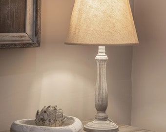 Country Style Wooden Table Lamp