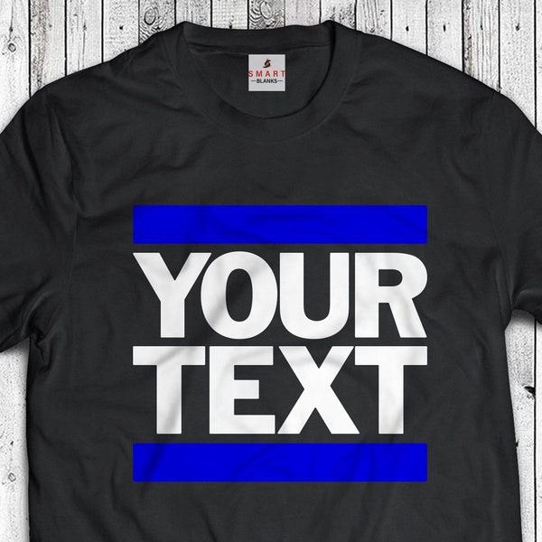 Your Text 80s Theme Party hip-hop Personalized shirt 80's hip hop MC (S-5XL)