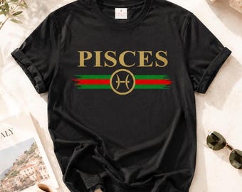 Pisces T-shirt Astrology Tee Retro Inspired Graphic T-Shirt Zodiac T-Shirt Astrology top Zodiac Present - Perfect Birthday Gift
