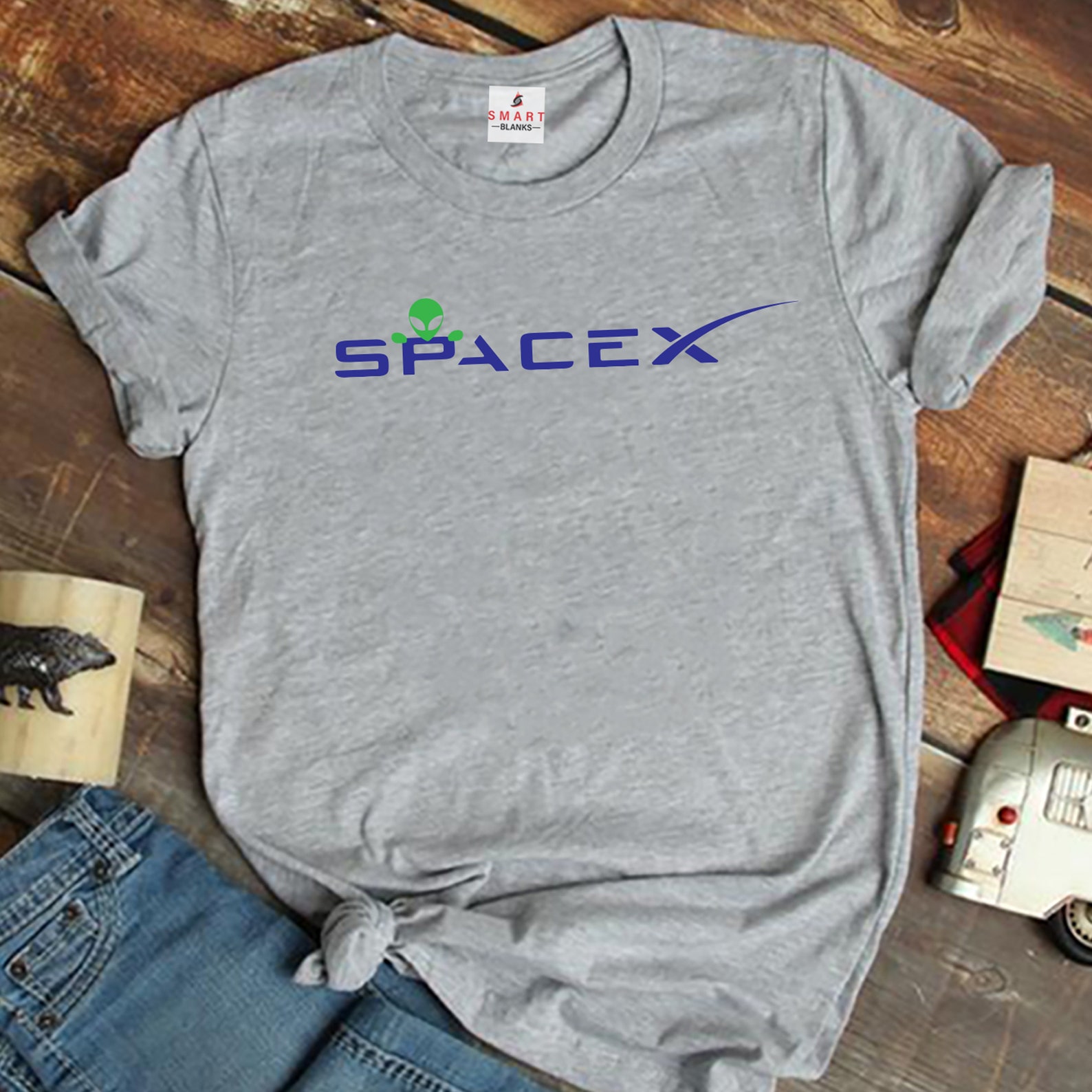 Spacex Aliens Shirt - Space Exploration - UFO Alien - NASA - Custom T ...