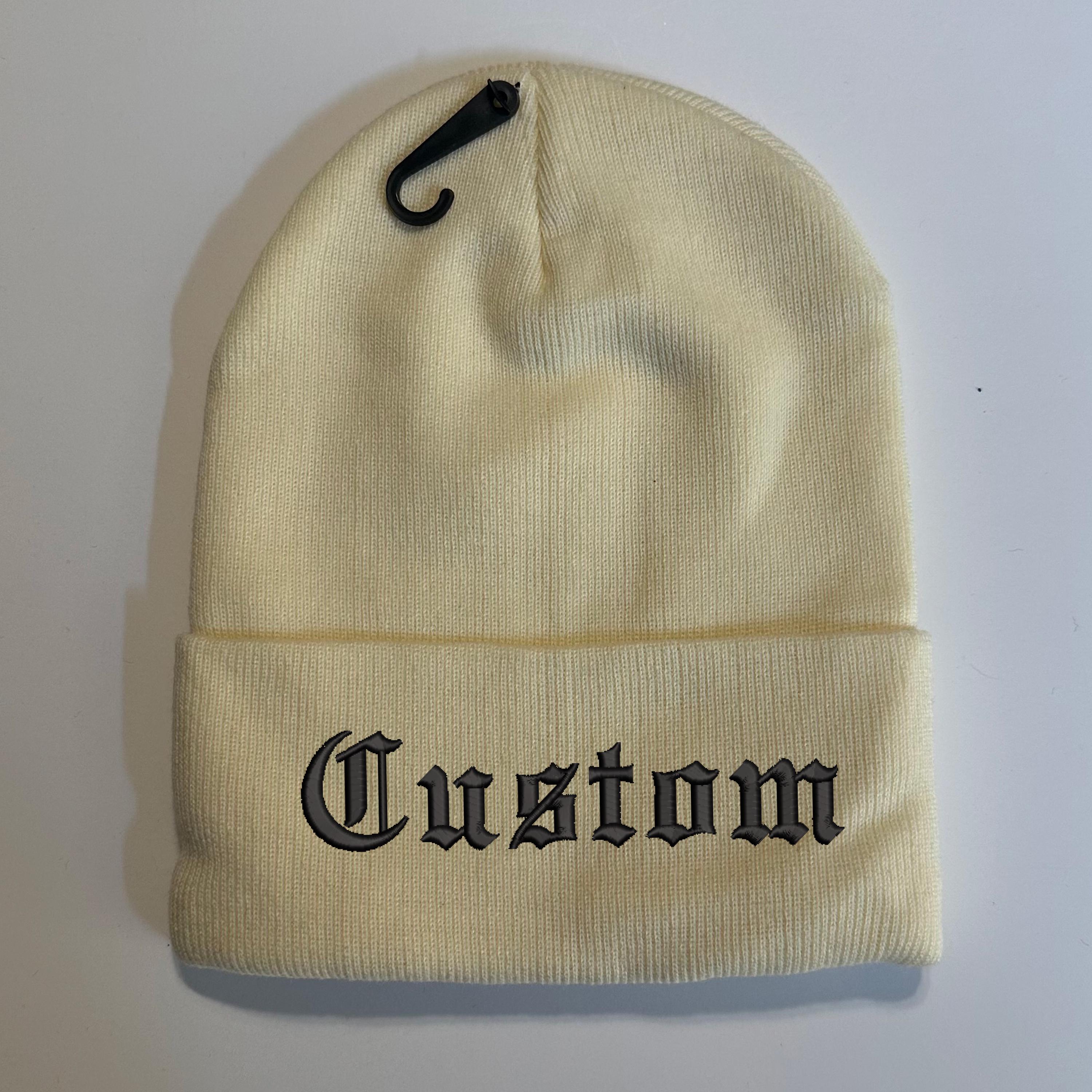 Peerless Skull Knit Beanie - Custom Embroidery Option For Text Or Logo, One Size Fits Most - View #5