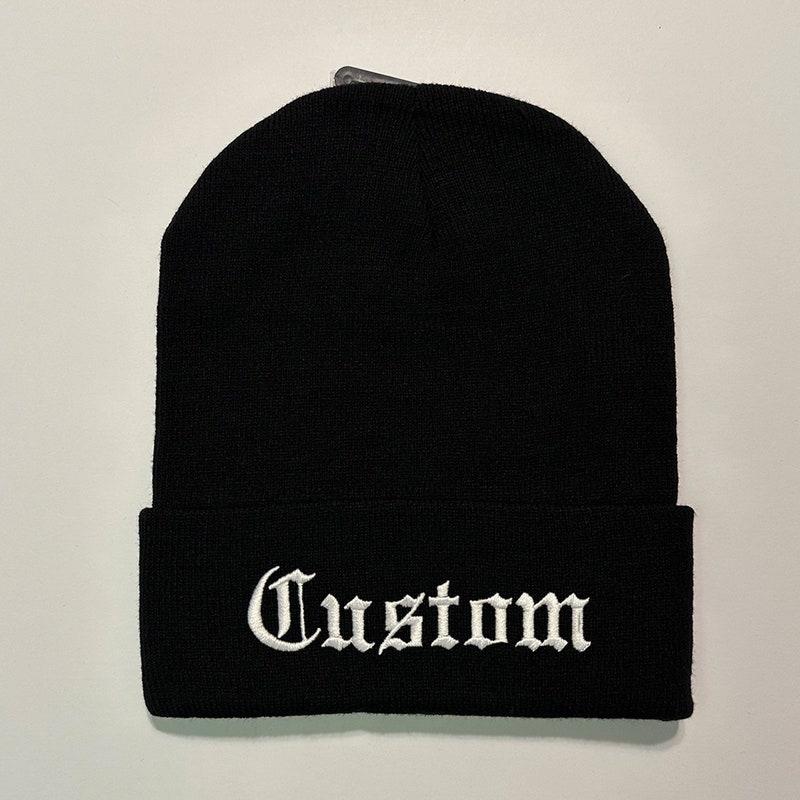 Classic Beanie with a stitched label at the front