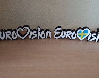 Letrero 3D Eurovision