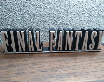 Logo Final Fantasy 3D