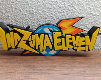 Letrero Inazuma Eleven 3D