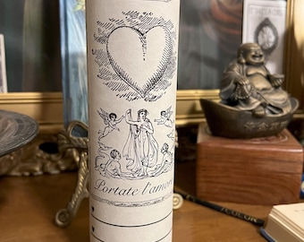 Portate l'amore (Bring Me Love) Customizable Italian Folk Magic / Strega 7 Day Candles