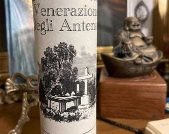 Venerazione degli Antenati (Ancestor Veneration) Customizable Italian Folk Magic / Strega 7 Day Candles