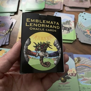 Emblemata Lenormand Oracle Deck and Guidebook