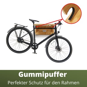 Fahrrad Wandhalterung Bambus Bild 4