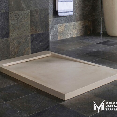 Beige Marble Hidden Drain Shower Tray Handcrafted 100 Etsy
