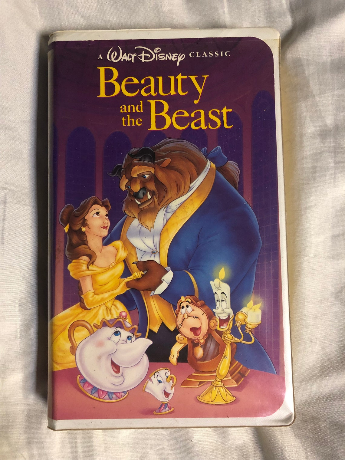 1991 VHS Beauty and The Beast Black Diamond Classic Etsy