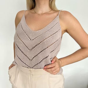 Knitting pattern Summer Lines Top DE