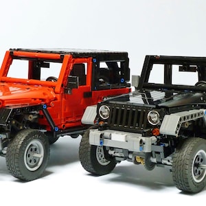 Lego MOC Jeep Wrangler Building Instructions Manual