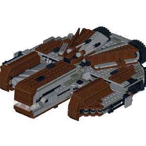 Lego MOC Ebon Hawk Star Wars Building Instructions Manual